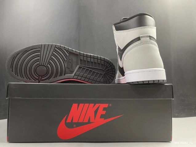 Chep Onekick 555088-035 Light Retro White 1 Jordan High Black Air Grey Smoke 0801